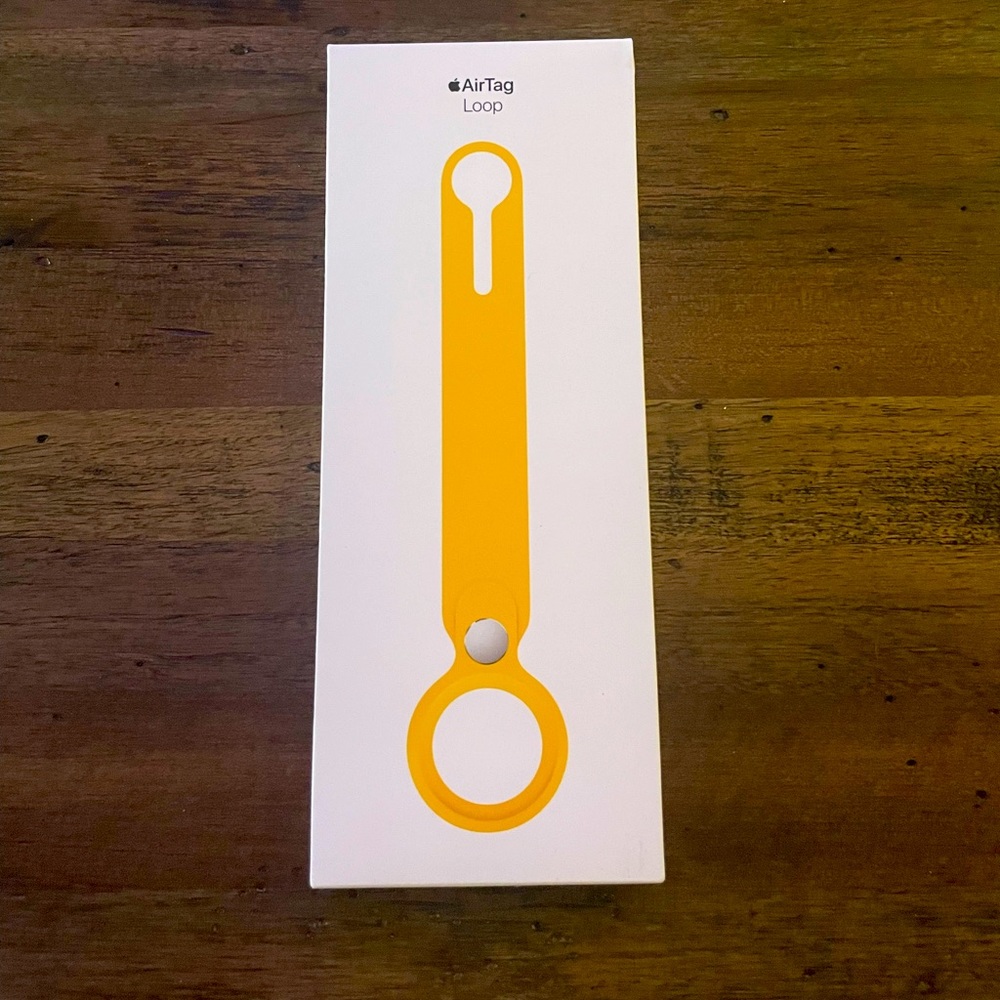 Apple AirTag Loop, Yellow Silicone